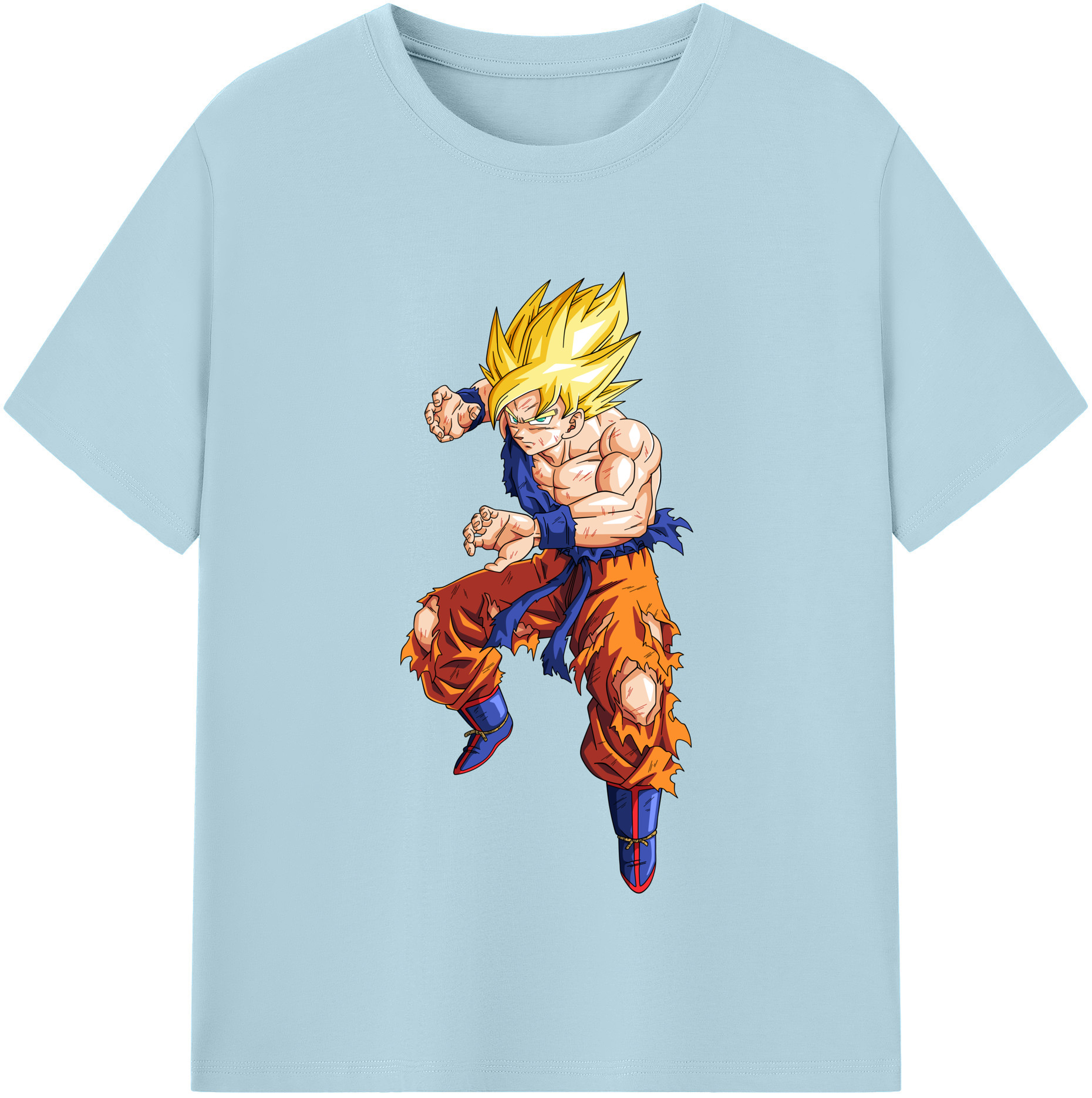 （画像用） ドラゴンボール 孫悟空（そん ごくう）Son Goku カカロット DRAGON BALL Kakarotto 綿100％半袖Tシャツ（フロントプリント）